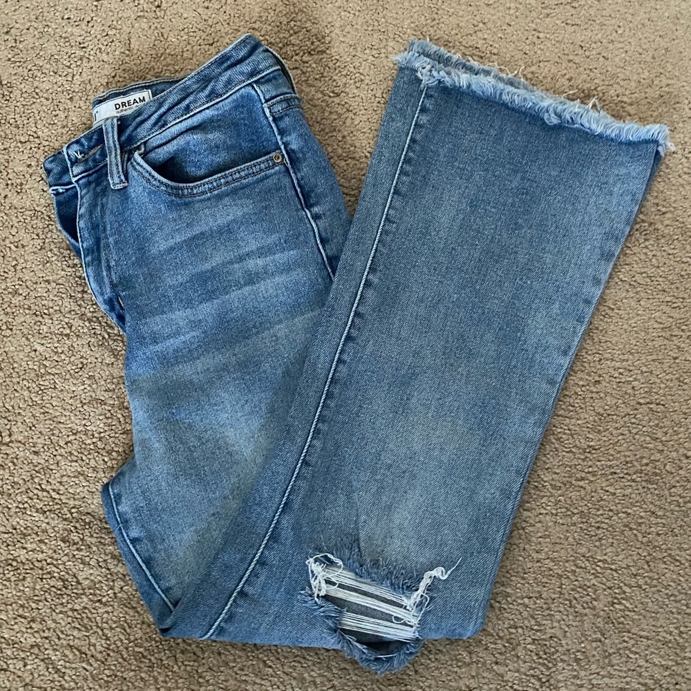 YMI Jeans Wide Leg ripped Jeans